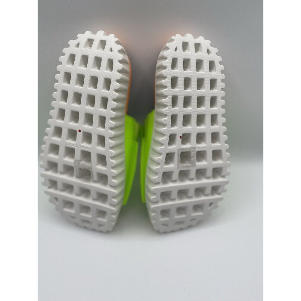 4ccccees Free People Sandals Pleats Thank You Slides Green Platform 38 US 7 NWOB - Picture 8 of 10